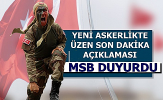 MSB Açıkladı: Tek Tip Askerlik İçin Üzen Açıklama