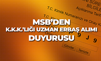 MSB Kara Kuvvetleri Uzman Erbaş Alımı Duyurusu - Durum Bilgilendirmesi