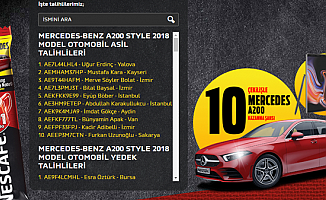 Nescafe Çekiliş Sonucu Açıklandı-İşte Mercedes ve Note 9 Kazananlar ve Yedek İsim Listesi