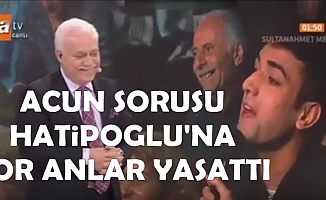Nihat Hatipoğlu'na Gelen Acun Sorusu Şaşırttı: Cevap Veremedi