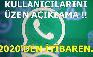 WhatsApp'tan Tepki Çeken Karar: 2020'den İtibaren..