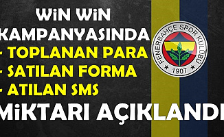 Win Win Kampanyasında Ne Kadar Para Toplandı? İşte Satılan Forma ve Atılan SMS Sayısı