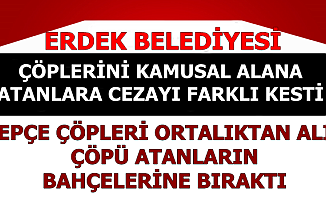 Belediye, Çöplerini Ortaya Atanların Çöpünü Toplayın Onların Bahçesine Bıraktı