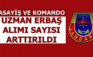 Jandarma Uzman Erbaş Alımı Sayısı Arttırıldı 2019