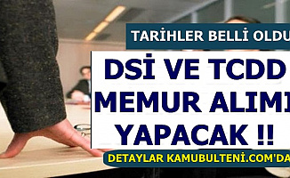 TCDD ve DSİ Mülakatsız Memur Alacak-İşte KPSS 2019/1 Tercih Tarihi