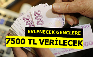 Evleneceklere Devletten 7 Bin 500 TL Verilecek