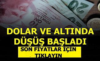 İbre Tersine Döndü: Dolar ve Gram Altın Fiyatı Düşüşe Geçti