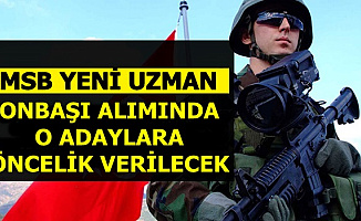 KKK Yeni Uzman Onbaşı Alımı, Erbaş Alımı Şartları ve MSB İlan Tarihi
