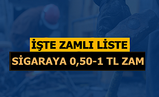 Sigaraya 50 Kuruş-1 TL Zam-İşte Güncel Sigara Fiyatları Listesi