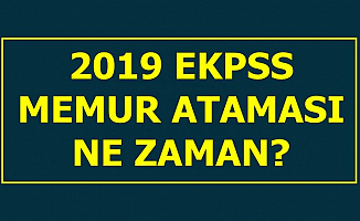 2019 EKPSS ile Memur Alımı Bekleniyor