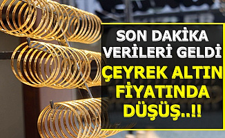 Çeyrek Altın Fiyatı Düştü