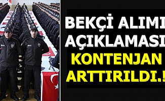 EGM Bekçi Alımı Sayısı Arttırıldı 2019