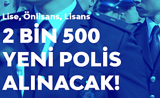 Emniyete 2 Bin 500 Yeni Personel! PÖH ve Komiser Yardımcısı Alımı Başvuruları Sürüyor