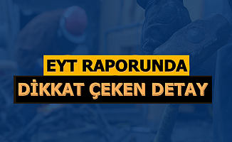EYT Raporunda Dikkat Çeken Detay