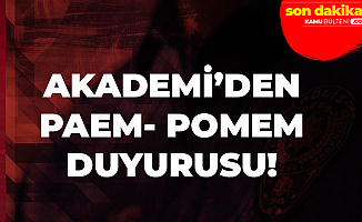 Polis Akademisi'nden POMEM ve PAEM Duyurusu! 29 Eylül'e Kadar Süre...