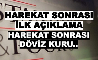 Barış Pınarı Sonrası İlk Açıklama-İşte Ekonomi ve Döviz Kuru Beklentisi