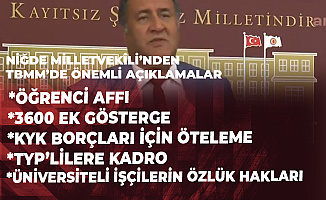 TBMM'de 3600 Ek Gösterge, Öğrenci Affı, KYK Borçlarına Öteleme, İŞKUR TYP Çalışanlarına Kadro Çağrısı