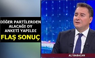 Ali Babacan Diğer Partilerden Ne Kadar Oy Alacak? Flaş Anketin Sonucu Açıklandı