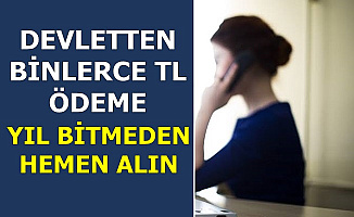 Binlerce TL Ödeme İçin Son 1 Ay: Bu Ödemeleri Almayı Unutmayın