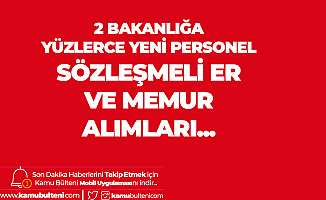 En Az İlkokul Mezunlarından Sözleşmeli Er Alımı ve Adalet Bakanlığı'nın 700 Personel Alımı için Süreç Devam Ediyor