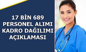 Fahrettin Koca 17 Bin 689 Sağlık Personeli Alımı Kadro Dağılımını Açıkladı