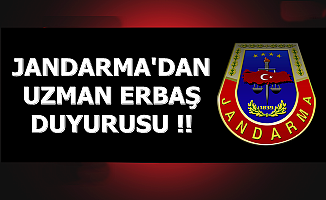 Jandarma'dan Asayiş-Komando Uzman Erbaş Duyurusu 2019