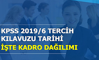 KPSS 2019/6 Tercih Kılavuzu İçin Tarih Açıklandı-İşte Kadro Dağılımı
