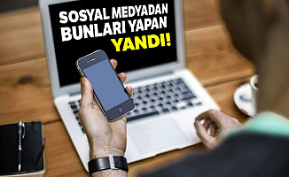 Sosyal Medyada Bunu Yapan Yandı
