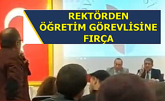 Yalova Üniversitesi Rektöründen Doç Dr. Ebubekir Sifil'e Herkesin İçinde Fırça