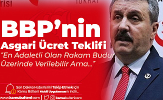 Büyük Birlik Partisi Lideri Destici'den Asgari Ücret Açıklaması: "2 Bin 475 TL Teklif Ediyoruz"