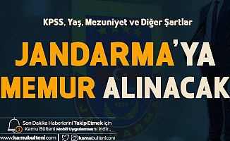 Jandarma Genel Komutanlığı Sivil Memur Alımı için Başvurusu