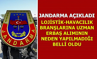 Jandarma 2019 İlkokul Mezunu Uzman Erbaş Alımının Neden Yapılmadığını Açıkladı