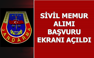 Jandarma Kamu Personeli Alımı Başvuru Ekranı Açıldı