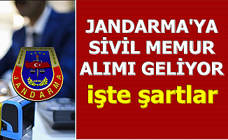 Jandarma Sivil Memur Alımı Geliyor.. İşte Başvuru Şartları 2019