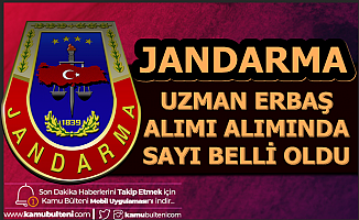 Jandarma Uzman Erbaş Alımında Sayı Belli Oldu 2020