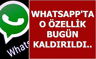 WhatsApp'ta Toplu Mesaj Özelliği Kaldırıldı
