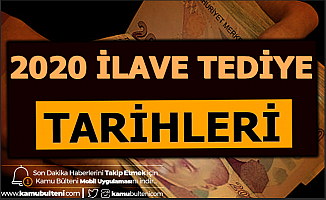 2020 İlave Tediye Tarihi Belli Oldu (Kadroya Geçen Taşeron ve Kamu İşçilerine İkramiye)