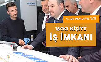 Açılışını Bakan Varank Yaptı! 1500 Kişiye İş İmkanı Sağlayacak