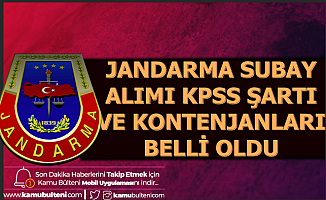 KPSS ile ve KPSS'siz Jandarma Subay Alımı Kontenjan Dağılımı Açıklandı