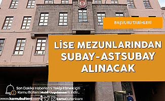 Lise Mezunlarından Subay-Astsubay Adayı Öğrenci Alımı için Başvurular Sürüyor