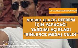 Nusret'ten Elazığ ve Malatya Depreminde Zarar Gören Vatandaşlara Yardım Eli