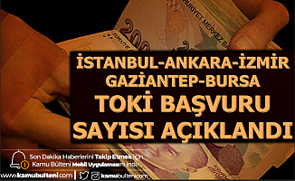 TOKİ Kura Çekimi Ne Zaman? İşte Ankara-İstanbul-İzmir-Gaziantep-Bursa Başvuru Sayısı