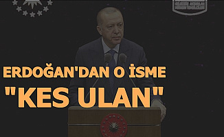 Erdoğan'dan O İsme: "Kes Ulan"