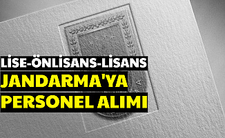 Jandarma'ya En Az Lise Mezunu 4000 Personel Alımı 2020