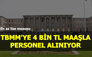Meclis'te Çalışmak İsteyenler Dikkat: En Az Lise Mezunu Kamu Personeli Alımı Yapılıyor