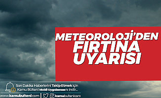 Meteoroloji'den Orta Karadeniz için 'Fırtına' Uyarısı