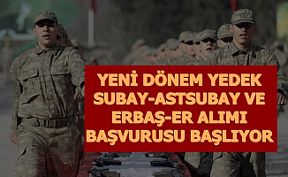 MSB Yeni Celp Dönemi Yedek Astsubay - Subay ve Er - Erbaş Alımı Başvurusu Başlıyor