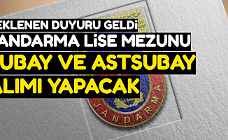 Yeni İlan: Jandarma Lise Mezunu Astsubay ve Subay Alımı Yapacak: İşte Başvuru Şartları