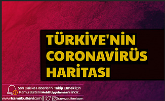 Cumhurbaşkanlığı Yayımladı- İşte Türkiye'nin Coronavirüs Haritası