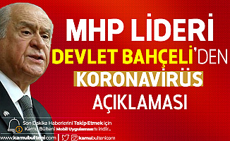 MHP Genel Başkanı Bahçeli'den Koronavirüs Açıklaması